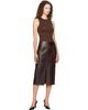 Helmut Lang Helmut Lang Brown Asymmetric Cutout Tank Top - 4