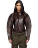 Helmut Lang Helmut Lang Brown Saddle Leather Jacket - 1