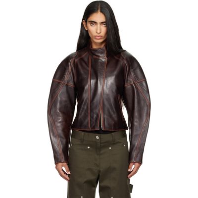 Helmut Lang Helmut Lang Brown Saddle Leather Jacket