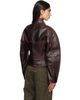 Helmut Lang Helmut Lang Brown Saddle Leather Jacket - 3