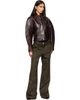 Helmut Lang Helmut Lang Brown Saddle Leather Jacket - 4