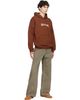 Helmut Lang Helmut Lang Brown Ticket Logo Hoodie - 4