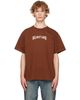 Helmut Lang Helmut Lang Brown Ticket T-shirt - 1