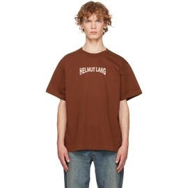Helmut Lang Helmut Lang Brown Ticket T-shirt