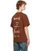 Helmut Lang Helmut Lang Brown Ticket T-shirt - 3