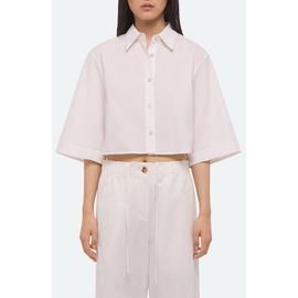 Helmut Lang Helmut Lang Button Back Boxy Cotton Cotton Button-Up Shirt