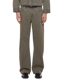 Helmut Lang Helmut Lang Classic Relaxed Bootcut Fit 32 Jeans in Olive Tint