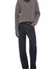 Helmut Lang Helmut Lang Contrast V-Neck Wool Sweater - 5