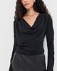 Helmut Lang Helmut Lang Cowl Top Black - 2