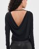 Helmut Lang Helmut Lang Cowl Top Black - 3