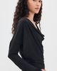 Helmut Lang Helmut Lang Cowl Top Black - 4