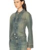 Helmut Lang Helmut Lang Crop Tucker Denim Jacket - 3