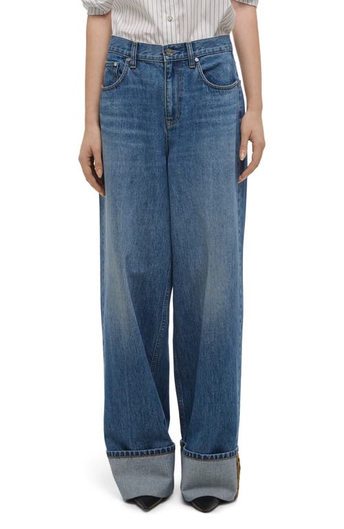 Helmut Lang Helmut Lang Cuffed Wide Leg Jeans