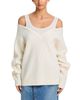 Helmut Lang Helmut Lang Double Layer V Neck Woolen Sweater - 2