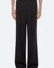 Helmut Lang Helmut Lang Double Pleated Wide Leg Wool Trousers - 1