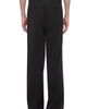 Helmut Lang Helmut Lang Double Pleated Wide Leg Wool Trousers - 2