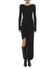 Helmut Lang Helmut Lang Draped Long Sleeve Dress - 1