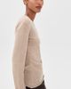 Helmut Lang Helmut Lang Draped Wool Top Oatmeal Melange - 4