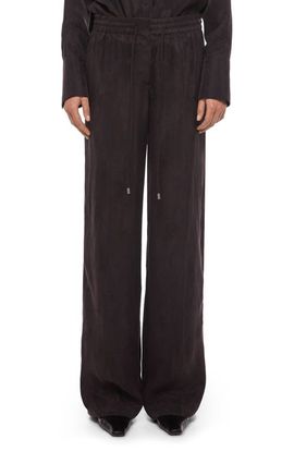 Helmut Lang Helmut Lang Fluid Microsuede Drawstring Pants