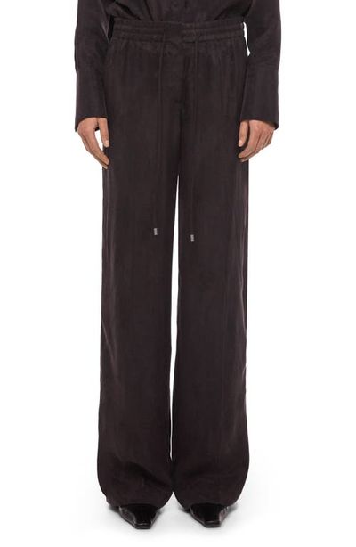Helmut Lang Helmut Lang Fluid Microsuede Drawstring Pants