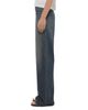 Helmut Lang Helmut Lang High Rise Ripped Bootcut Jeans in Tinted Vintage Blue - 5