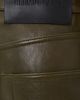 Helmut Lang Helmut Lang Leather Relaxed Bootcut Pants Dark Moss/Black - 6