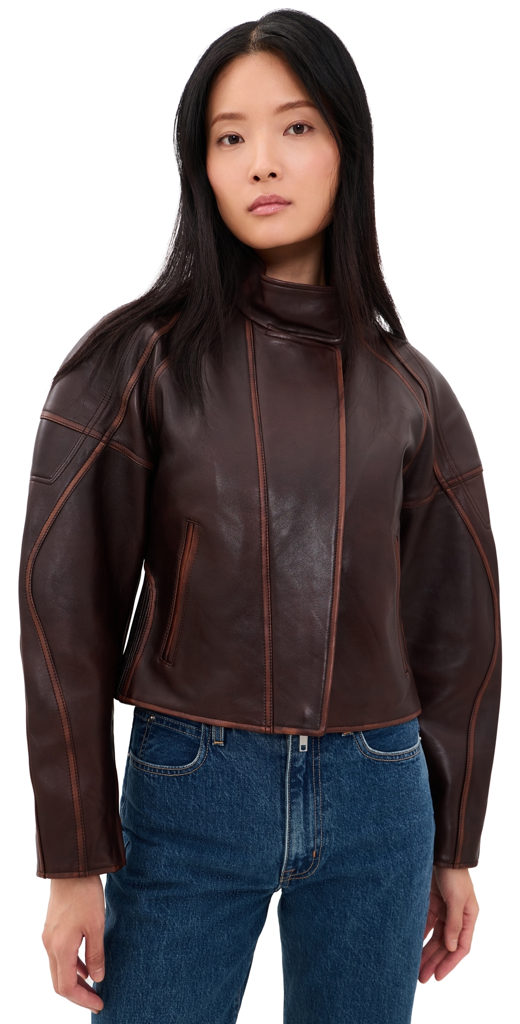 Helmut Lang - Leather Saddle Jacket Saddle
