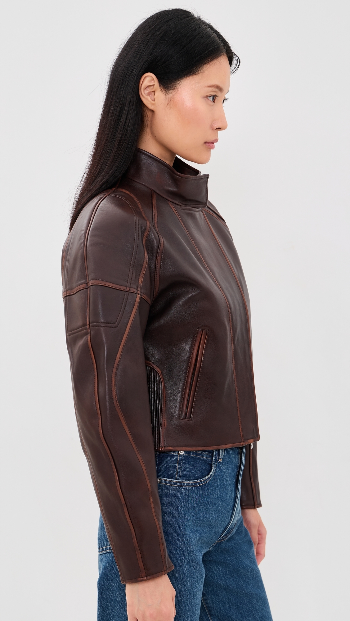 Helmut Lang - Leather Saddle Jacket Saddle