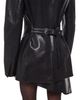 Helmut Lang Helmut Lang Leather Sculptural Blazer - 5