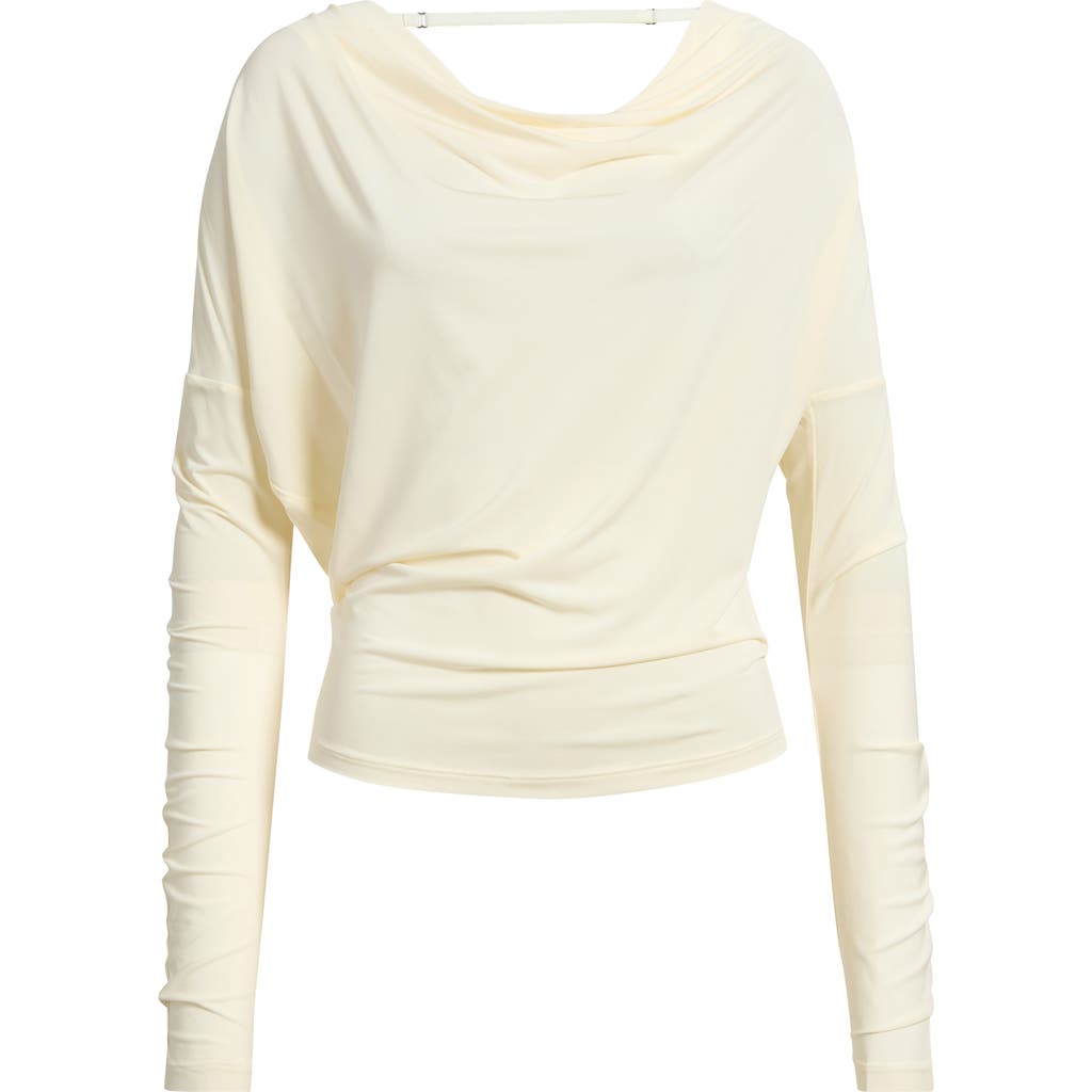 Helmut Lang Helmut Lang Long Sleeve Cowl Back Top