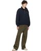 Helmut Lang Helmut Lang Navy Logo Quarter Zip Sweatshirt - 4