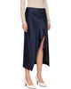 Helmut Lang Helmut Lang Navy Silk Slip Midi Skirt - 2