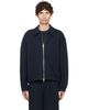 Helmut Lang Helmut Lang Navy Terry Zip Jacket - 1