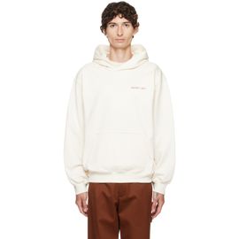 Helmut Lang Helmut Lang Off-White Logo Hoodie