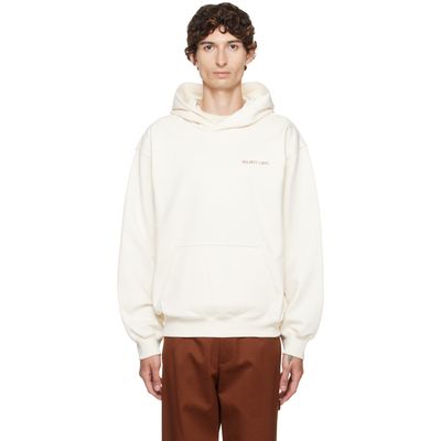 Helmut Lang Helmut Lang Off-White Logo Hoodie