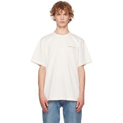 Helmut Lang Helmut Lang Off-White Logo T-shirt