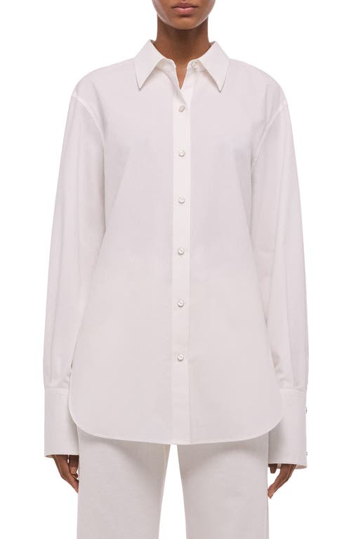 Helmut Lang Helmut Lang Open Tie Back Cotton Shirt