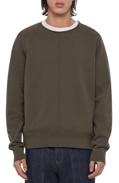 Helmut Lang Helmut Lang Pintuck Crewneck Sweater