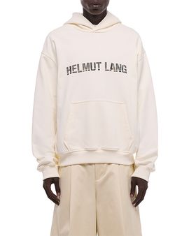 Helmut Lang Helmut Lang Plaid Check Logo Hoodie