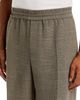 Helmut Lang Helmut Lang Regular Fit Sharkskin Melange Trousers - 5
