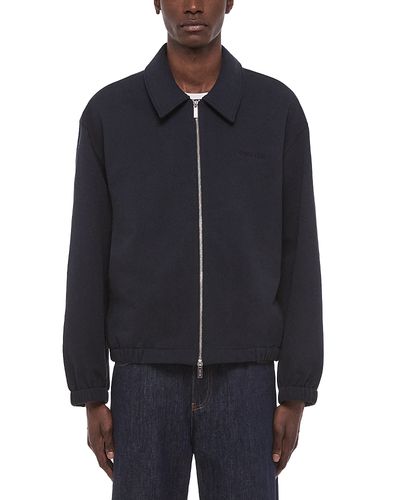 Helmut Lang Helmut Lang Relaxed Fit Compact French Terry Zip Jacket