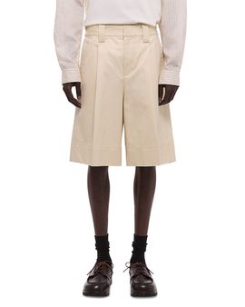 Helmut Lang Helmut Lang Relaxed Fit Pleated Chino Shorts