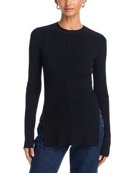 Helmut Lang Helmut Lang Rib Slit Crewneck Top