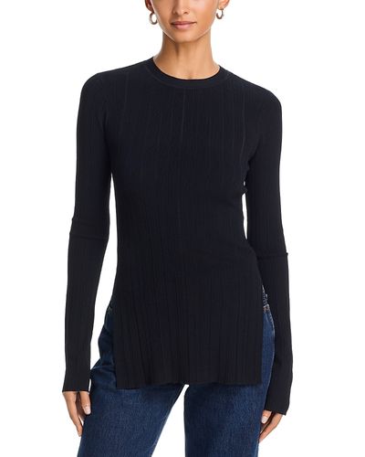 Helmut Lang Helmut Lang Rib Slit Crewneck Top