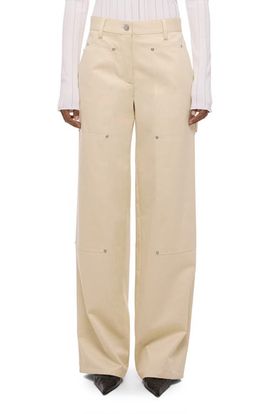 Helmut Lang Helmut Lang Rivet Detail Cotton Carpenter Pants