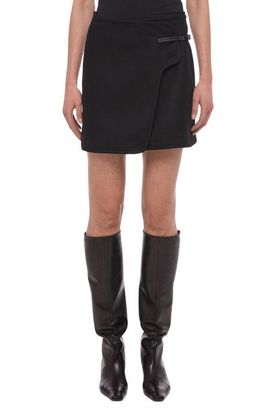 Helmut Lang Helmut Lang Saddle Belted Miniskirt