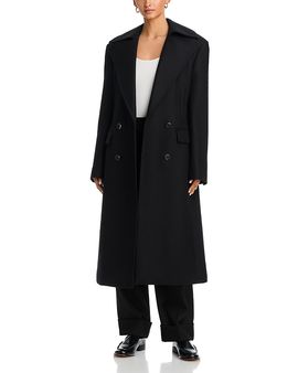 Helmut Lang Helmut Lang Sculptural Double Breasted Coat