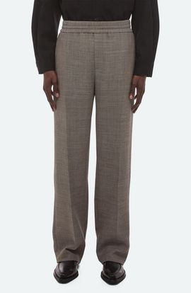 Helmut Lang Helmut Lang Sharkskin Elastic Waist Trousers
