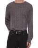 Helmut Lang Helmut Lang Sheer Ribbed Merino Wool Crewneck Sweater - 1