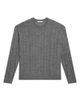 Helmut Lang Helmut Lang Sheer Ribbed Merino Wool Crewneck Sweater - 4